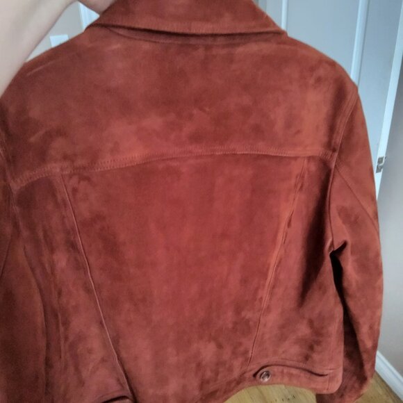 Suede jacket 38 size - Picture 3 of 8